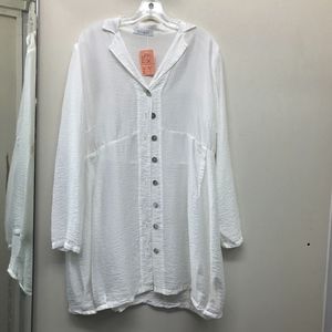 Cut Loose button down top